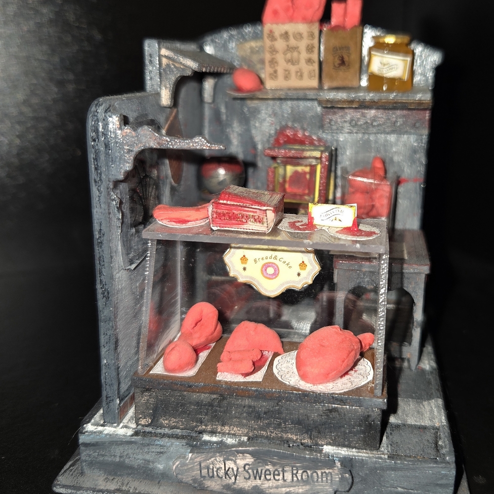 Miniature Unlucky Sweet Gross Treats Display Art Decor Item!